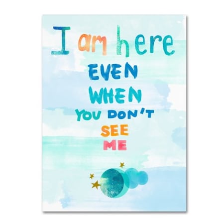 Lisa Powell Braun 'I Am Here' Canvas Art,24x32